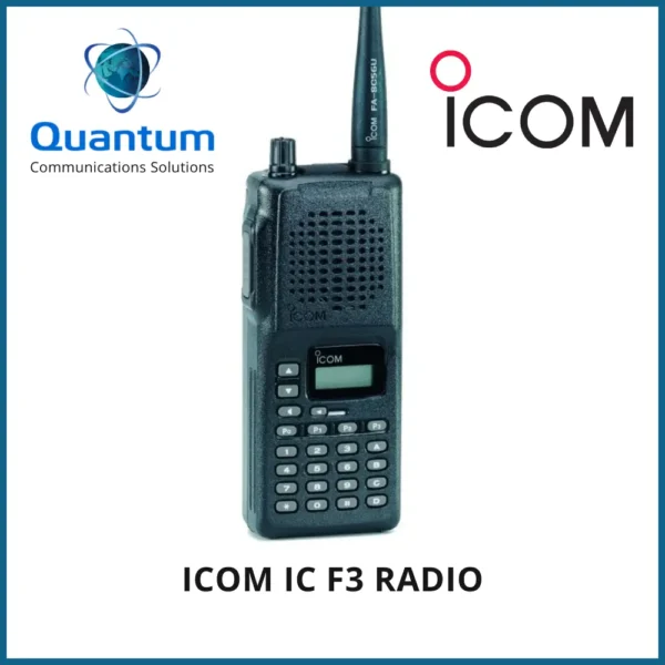 ICOM IC F3 VHF Radio Set