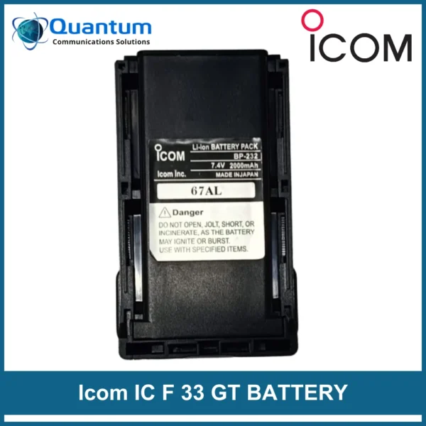 ICOM IC F33GT RADIO - Image 3