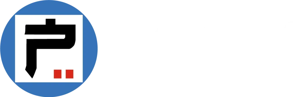 pcom logo white