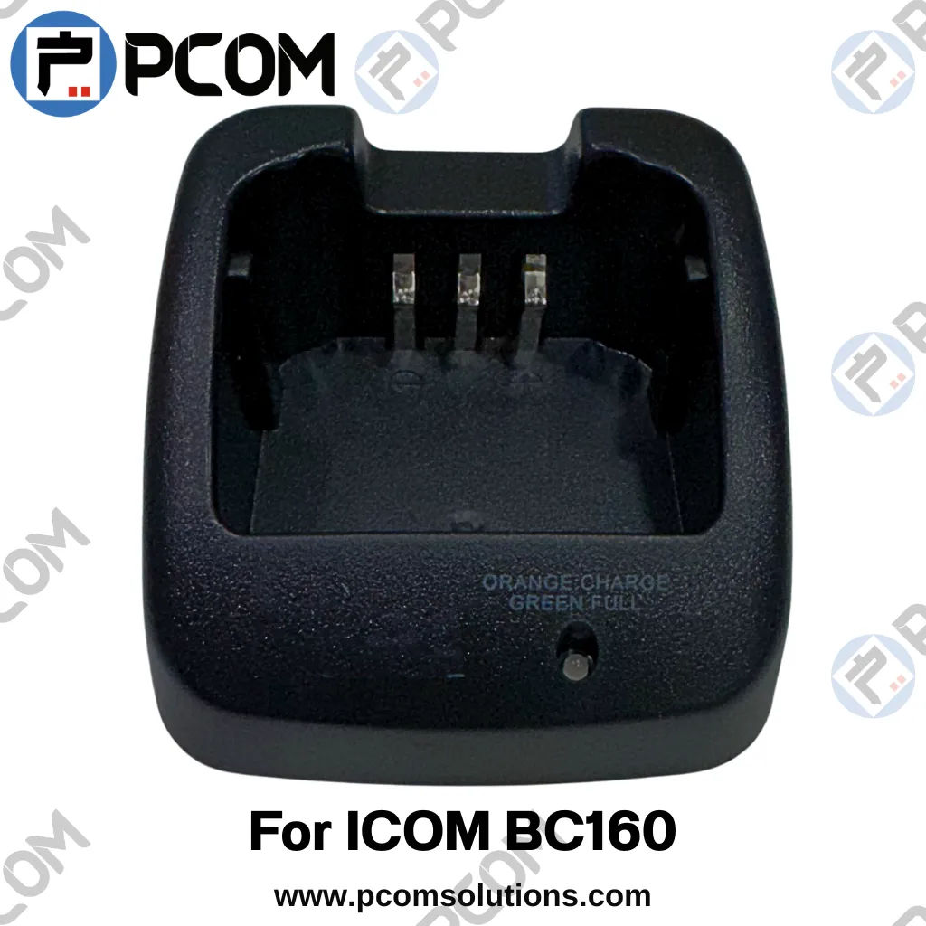 charger tray for icom bc 160 walkie talkie charger - Best Walkie Talkies & Accessories in India | License-Free Radios | P. Com. Solutions charger tray for icom bc 160 walkie talkie charger