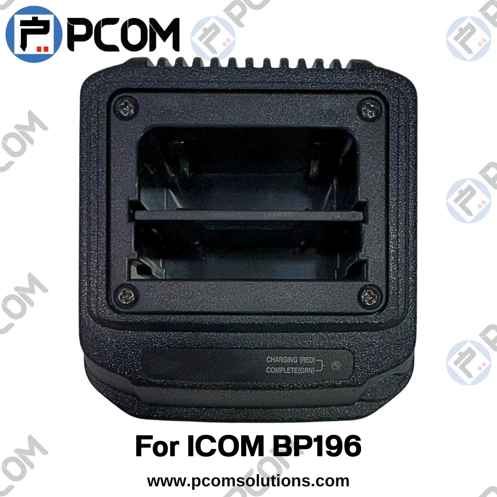 icom bp 196 walkie talkie charger tray - Best Walkie Talkies & Accessories in India | License-Free Radios | P. Com. Solutions icom bp 196 walkie talkie charger tray