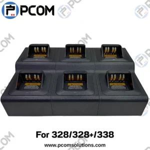 6 way multi unit charger for motorola gp328 / gp328+ / gp338